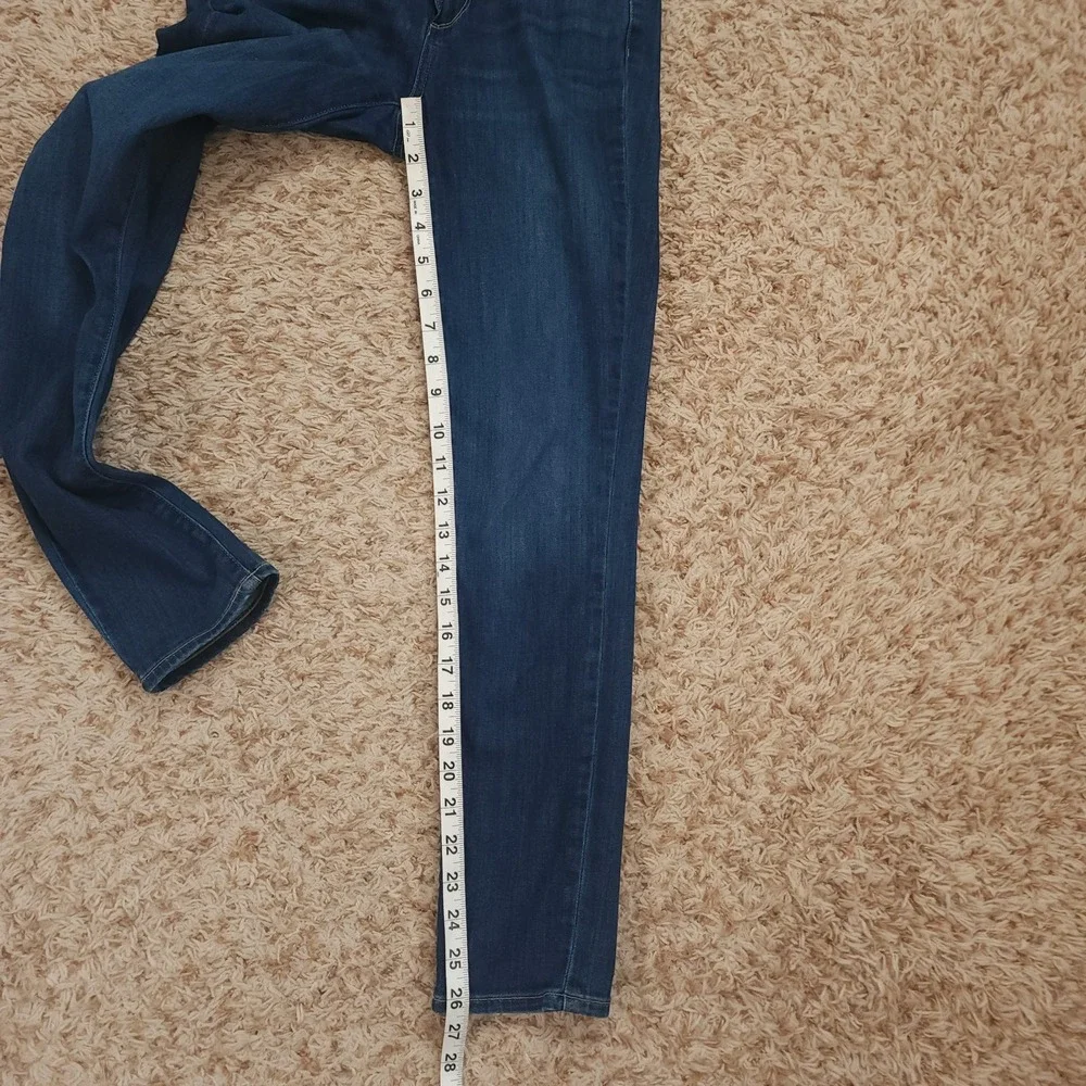 Paige Womens 26 Kylie‎ Crop Low-Rise Skinny Leg Blue Denim Jeans